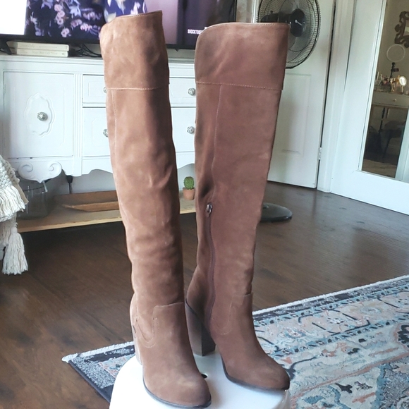 OTK tall Suede boots. - Picture 1 of 7